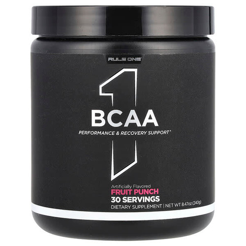 <img alt="Rule One Proteins, BCAA, Fruit Punch, 8.47 oz (240 g)" title="Rule One Proteins, BCAA, Fruit Punch, 8.47 oz (240 g),"