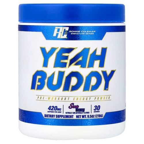 <img alt="Ronnie Coleman, Signature Series, Yeah Buddy, Pre-Workout Energy Powder, Sour Berry, 9.5 oz (270 g)" title="Ronnie Coleman, Signature Series, Yeah Buddy, Pre-Workout Energy Powder, Sour Berry, 9.5 oz (270 g),"