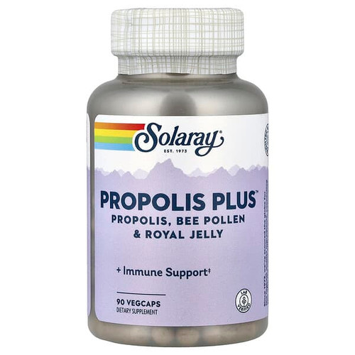 <img alt="Solaray, Propolis Plus, Propolis, Bee Pollen & Royal Jelly, 90 VegCaps" title="Solaray, Propolis Plus, Propolis, Bee Pollen & Royal Jelly, 90 VegCaps,"