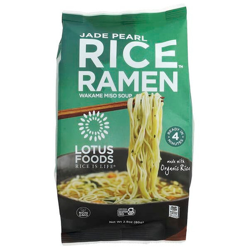 <img alt="3 PACK of Lotus Foods, Jade Pearl Rice Ramen, Wakame Miso Soup, 2.8 oz (80 g)" title="3 PACK of Lotus Foods, Jade Pearl Rice Ramen, Wakame Miso Soup, 2.8 oz (80 g),708953601021"