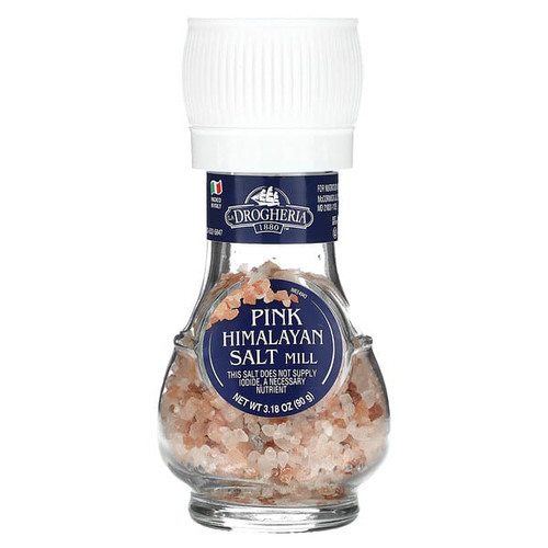 <img alt="Drogheria & Alimentari, Pink Himalayan Salt Mill, 3.18 oz (90 g)" title="Drogheria & Alimentari, Pink Himalayan Salt Mill, 3.18 oz (90 g),656385000380"