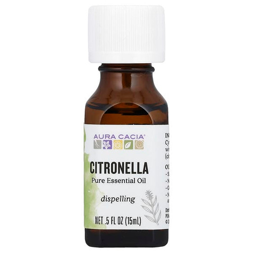 <img alt="Aura Cacia, Pure Essential Oil, Citronella, 0.5 fl oz (15 ml) (Discontinued Item)" title="Aura Cacia, Pure Essential Oil, Citronella, 0.5 fl oz (15 ml) (Discontinued Item),051381911126"