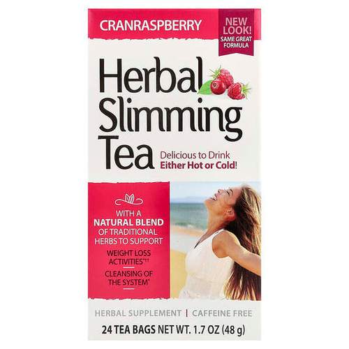<img alt="21st Century, Herbal Slimming Tea, Cranraspberry, Caffeine Free, 24 Tea Bags, 1.7 oz (48 g)" title="21st Century, Herbal Slimming Tea, Cranraspberry, Caffeine Free, 24 Tea Bags, 1.7 oz (48 g),740985223529"