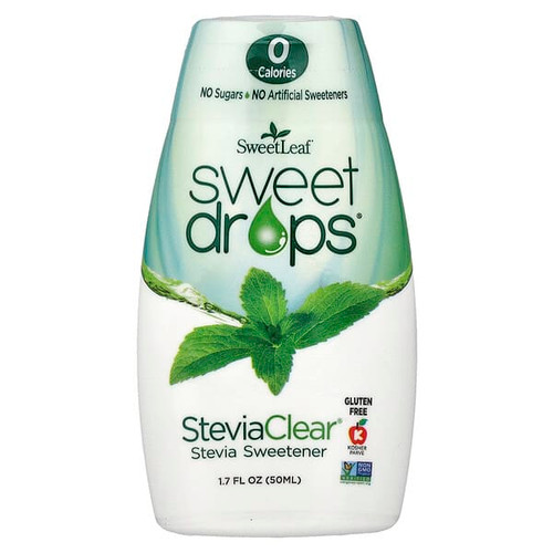 <img alt="SweetLeaf Stevia, Sweet Drops, SteviaClear, 1.7 fl oz (50 ml)" title="SweetLeaf Stevia, Sweet Drops, SteviaClear, 1.7 fl oz (50 ml),716123128193"