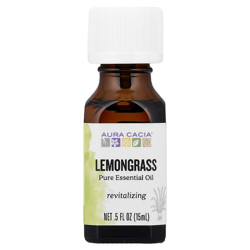 <img alt="Aura Cacia, Pure Essential Oil, Lemongrass, 0.5 fl oz (15 ml) (Discontinued Item)" title="Aura Cacia, Pure Essential Oil, Lemongrass, 0.5 fl oz (15 ml) (Discontinued Item),051381911256"
