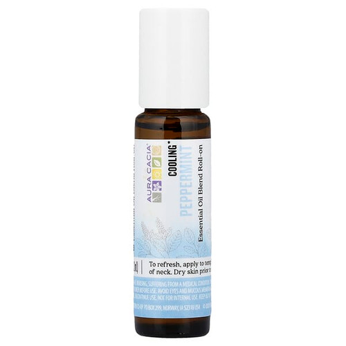 <img alt="Aura Cacia, Essential Oil Blend Roll-On, Cooling, Peppermint, 0.31 fl oz (9.2 ml)" title="Aura Cacia, Essential Oil Blend Roll-On, Cooling, Peppermint, 0.31 fl oz (9.2 ml),051381921118"