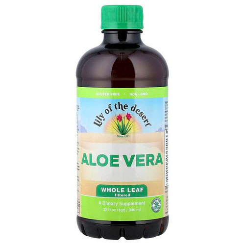 <img alt="Lily of the Desert, Aloe Vera Juice, Whole Leaf, Filtered, 32 fl oz (946 ml)" title="Lily of the Desert, Aloe Vera Juice, Whole Leaf, Filtered, 32 fl oz (946 ml),026395300327"