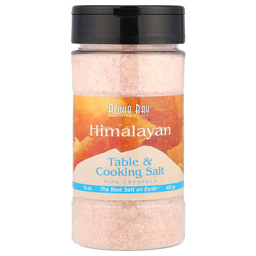 <img alt="Aloha Bay, Himalayan Table & Cooking Salt, Fine Crystals, 15 oz (425 g)" title="Aloha Bay, Himalayan Table & Cooking Salt, Fine Crystals, 15 oz (425 g),760860868409"