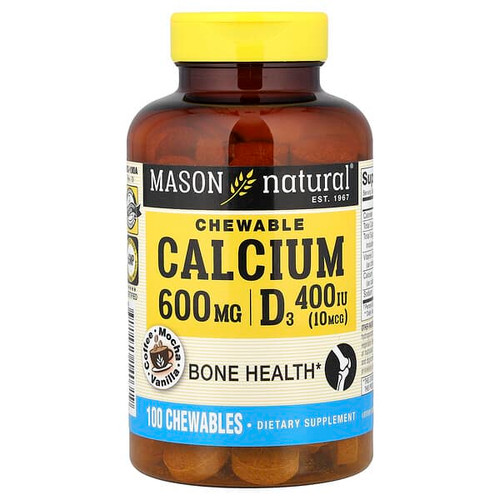 <img alt="Mason Natural, Chewable Calcium + D3, Coffee Mocha Vanilla , 100 Chewables" title="Mason Natural, Chewable Calcium + D3, Coffee Mocha Vanilla , 100 Chewables,311845140319"