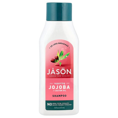<img alt="Jason Natural, Shampoo, Repairing Jojoba + Castor Oil , 16 fl oz (473 ml)" title="Jason Natural, Shampoo, Repairing Jojoba + Castor Oil , 16 fl oz (473 ml),078522000150"