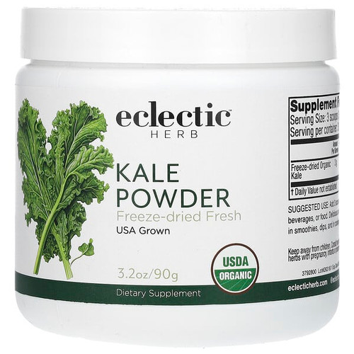 <img alt="Eclectic Herb, Kale Powder, 3.2 oz (90 g)" title="Eclectic Herb, Kale Powder, 3.2 oz (90 g),023363379286"