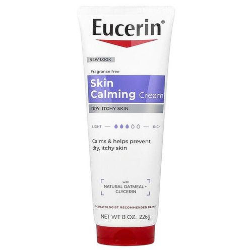 <img alt="Eucerin, Skin Calming Cream, Dry, Itchy Skin, Fragrance Free, 8 oz (226 g)" title="Eucerin, Skin Calming Cream, Dry, Itchy Skin, Fragrance Free, 8 oz (226 g),072140633783"