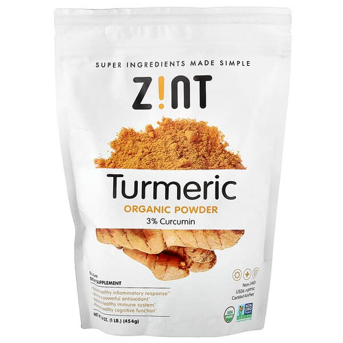 <img alt="Zint, Turmeric Organic Powder, 16 oz (454 g)" title="Zint, Turmeric Organic Powder, 16 oz (454 g),817516020251"