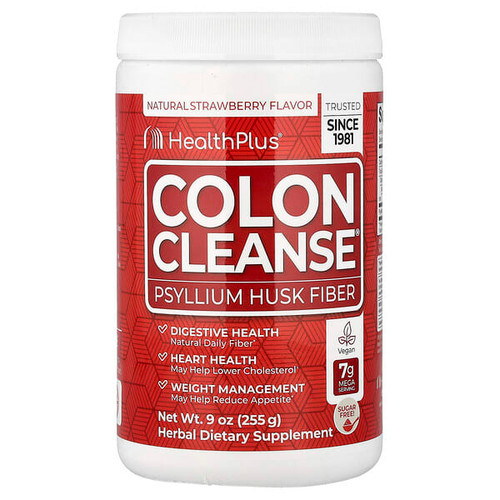 <img alt="Health Plus, Colon Cleanse, Natural Strawberry, 9 oz (255 g)" title="Health Plus, Colon Cleanse, Natural Strawberry, 9 oz (255 g),083502112389"