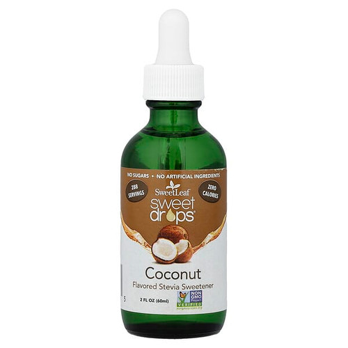 <img alt="SweetLeaf Stevia, Sweet Drops, Coconut, 2 fl oz (60 ml)" title="SweetLeaf Stevia, Sweet Drops, Coconut, 2 fl oz (60 ml),716123126465"