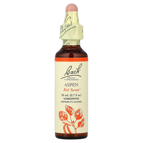 <img alt="Bach, Original Flower Remedies, Aspen, 0.7 fl oz (20 ml)" title="Bach, Original Flower Remedies, Aspen, 0.7 fl oz (20 ml),741273204213"