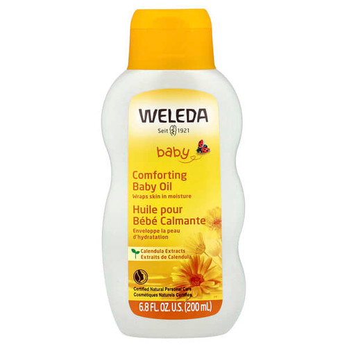 <img alt="Weleda, Baby, Comforting Baby Oil, Calendula Extracts, 6.8 fl oz (200 ml)" title="Weleda, Baby, Comforting Baby Oil, Calendula Extracts, 6.8 fl oz (200 ml),4001638096553"