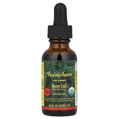 <img alt="NeemAura, Neem Leaf, Liquid Herbal Extract, 1 fl oz (29.57 ml)" title="NeemAura, Neem Leaf, Liquid Herbal Extract, 1 fl oz (29.57 ml),786648070062"