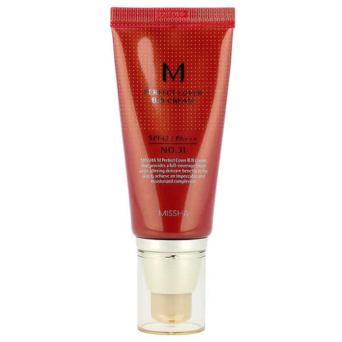 <img alt="Missha, M Perfect Cover B.B Cream, SPF 42 PA+++, No. 31 Golden Beige, 1.69 fl oz (50 ml)" title="Missha, M Perfect Cover B.B Cream, SPF 42 PA+++, No. 31 Golden Beige, 1.69 fl oz (50 ml),8806333387984"
