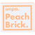 Unpa., Peach Brick, Tone-up Soap, 120 g