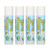 3 PACK OF Sierra Bees, Organic Lip Balms, Unflavored, 4 Pack, .15 oz (4.25 g) Each