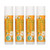 3 PACK OF Sierra Bees, Organic Lip Balms, Honey, 4 Pack, .15 oz (4.25 g) Each