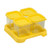 Green Sprouts Fresh Baby Food Glass Cubes 4 oz Yellow -- 4 Pack