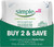 Simple Kind To Skin Micellar Cleansing Wipes -- 2 Pack