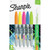 5 PACK of Sharpie Marker Neon Fine Assorted 5 pack
