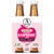3 PACK OF Applelachia Organic Sparkling Raspberry & Lime Apple Cider Vinegar 330ml x4 pack