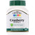 21st Century, Cranberry Extract, Standardized, 60 Vegetarian Capsules