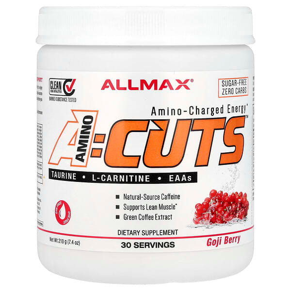 <img alt="ALLMAX, ACUTS, Amino-Charged Energy, Goji Berry, 7.4 oz (210 g)" title="ALLMAX, ACUTS, Amino-Charged Energy, Goji Berry, 7.4 oz (210 g),665553224800"