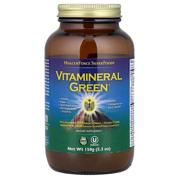<img alt="HealthForce Superfoods, Vitamineral Green, 5.3 oz (150 g)" title="HealthForce Superfoods, Vitamineral Green, 5.3 oz (150 g),650786000260"