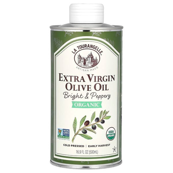 <img alt="La Tourangelle, Organic Extra Virgin Olive Oil, Bright & Peppery, 16.9 fl oz (500 ml)" title="La Tourangelle, Organic Extra Virgin Olive Oil, Bright & Peppery, 16.9 fl oz (500 ml),854259005701"
