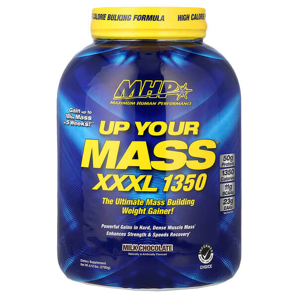<img alt="MHP, Up Your Mass XXXL 1350, Milk Chocolate, 6.12 lbs (2,780 g)" title="MHP, Up Your Mass XXXL 1350, Milk Chocolate, 6.12 lbs (2,780 g),666222008783"