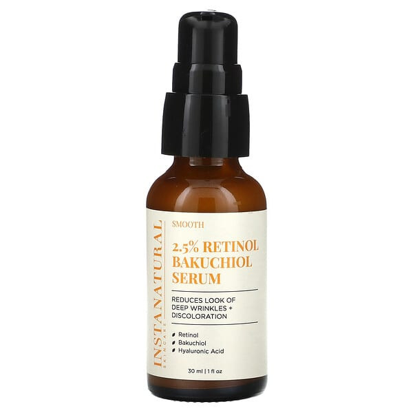 <img alt="InstaNatural, 2.5% Retinol Bakuchiol Serum, 1 fl oz (30 ml)" title="InstaNatural, 2.5% Retinol Bakuchiol Serum, 1 fl oz (30 ml),812219030521"