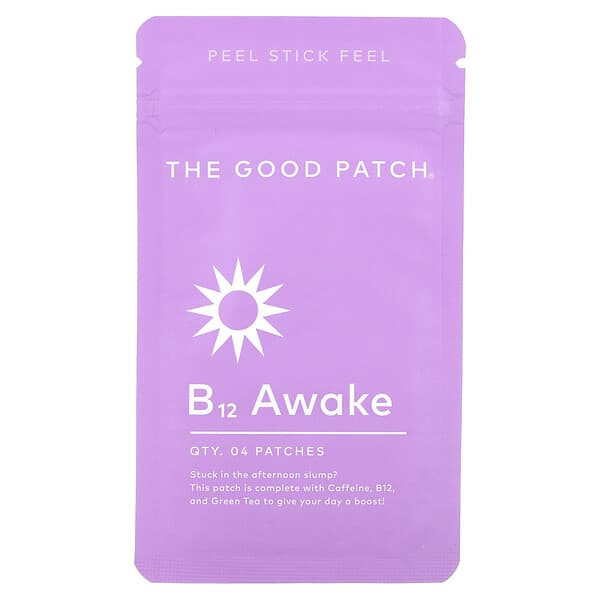 <img alt="The Good Patch, B12 Awake, 4 Patches" title="The Good Patch, B12 Awake, 4 Patches,860361001067"