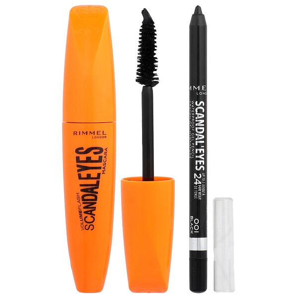 <img alt="Rimmel London, Scandal Eyes, Mascara with Waterproof Gel Pencil, 003 Extreme Black, 2 Piece Set" title="Rimmel London, Scandal Eyes, Mascara with Waterproof Gel Pencil, 003 Extreme Black, 2 Piece Set,3614220038353"