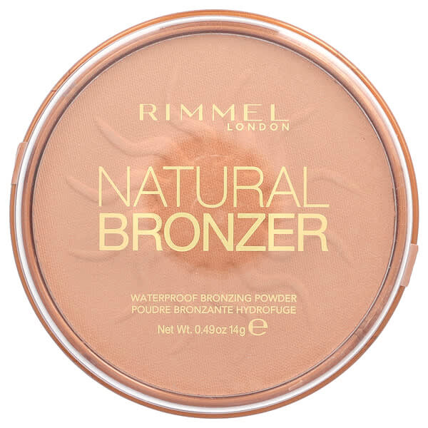 <img alt="Rimmel London, Natural Bronzer, Waterproof Bronzing Powder, 021 Sun Light, 0.49 oz (14 g)" title="Rimmel London, Natural Bronzer, Waterproof Bronzing Powder, 021 Sun Light, 0.49 oz (14 g),5012874152117"