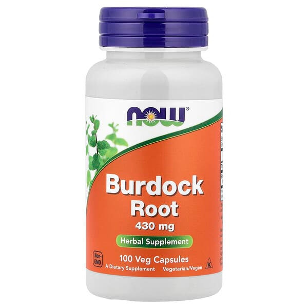 <img alt="NOW Foods, Burdock Root, 430 mg, 100 Veg Capsules" title="NOW Foods, Burdock Root, 430 mg, 100 Veg Capsules,733739046086"