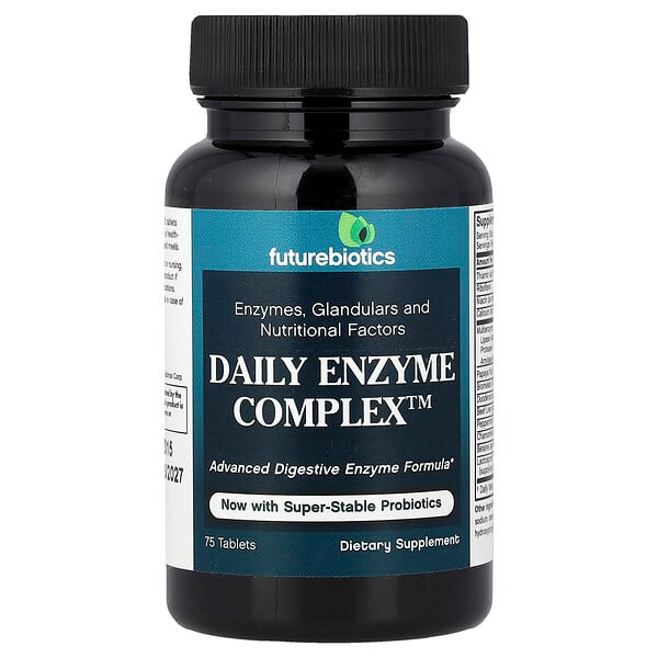 <img alt="Futurebiotics, Daily Enzyme Complex, 75 Tablets" title="Futurebiotics, Daily Enzyme Complex, 75 Tablets,049479000746"