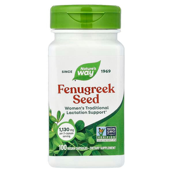 <img alt="Natures Way, Fenugreek Seed, 100 Vegan Capsules (565 mg per Capsule)" title="Natures Way, Fenugreek Seed, 100 Vegan Capsules (565 mg per Capsule),033674128008"