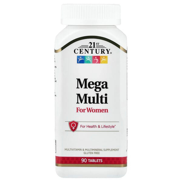 <img alt="21st Century, Mega Multi for Women, 90 Tablets" title="21st Century, Mega Multi for Women, 90 Tablets,740985226599"