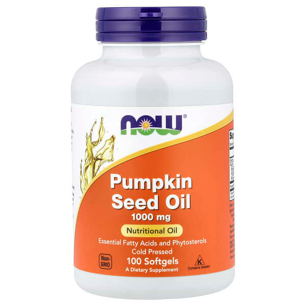 <img alt="NOW Foods, Pumpkin Seed Oil, 100 Softgels (1,000 mg per Softgel)" title="NOW Foods, Pumpkin Seed Oil, 100 Softgels (1,000 mg per Softgel),733739018403"