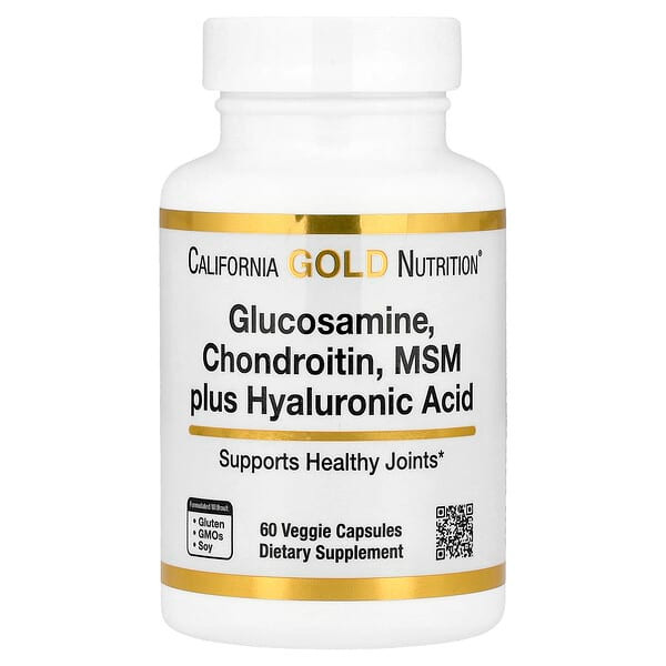<img alt="California Gold Nutrition, Glucosamine, Chondroitin, MSM plus Hyaluronic Acid, 60 Veggie Capsules" title="California Gold Nutrition, Glucosamine, Chondroitin, MSM plus Hyaluronic Acid, 60 Veggie Capsules,898220014705"