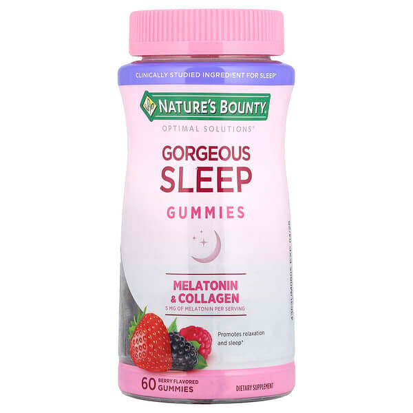 <img alt="Natures Bounty, Optimal Solutions, Gorgeous Sleep Gummies, Berry, 60 Gummies" title="Natures Bounty, Optimal Solutions, Gorgeous Sleep Gummies, Berry, 60 Gummies,074312004896"