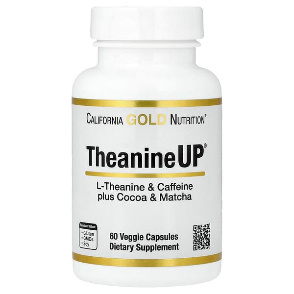 <img alt="California Gold Nutrition, TheanineUP, L-Theanine & Caffeine Plus Cocoa and Matcha, 60 Veggie Capsules" title="California Gold Nutrition, TheanineUP, L-Theanine & Caffeine Plus Cocoa and Matcha, 60 Veggie Capsules,898220012411"