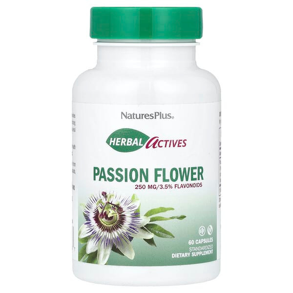 <img alt="NaturesPlus, Herbal Actives, Passion Flower, 250 mg, 60 Capsules" title="NaturesPlus, Herbal Actives, Passion Flower, 250 mg, 60 Capsules,097467072367"
