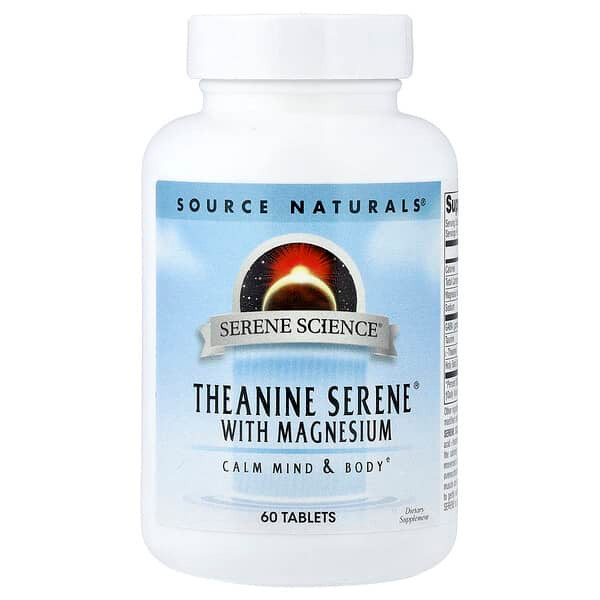 <img alt="Source Naturals, Serene Science, Theanine Serene With Magnesium, 60 Tablets" title="Source Naturals, Serene Science, Theanine Serene With Magnesium, 60 Tablets,021078017752"