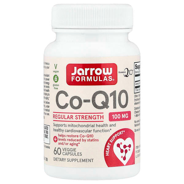 <img alt="Jarrow Formulas, Co-Q10, 100 mg, 60 Veggie Capsules" title="Jarrow Formulas, Co-Q10, 100 mg, 60 Veggie Capsules,790011060031"